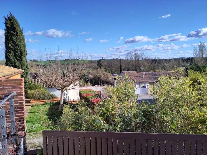 View of French countryside in Lavaur