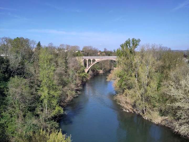 View from Lavaur bridge
