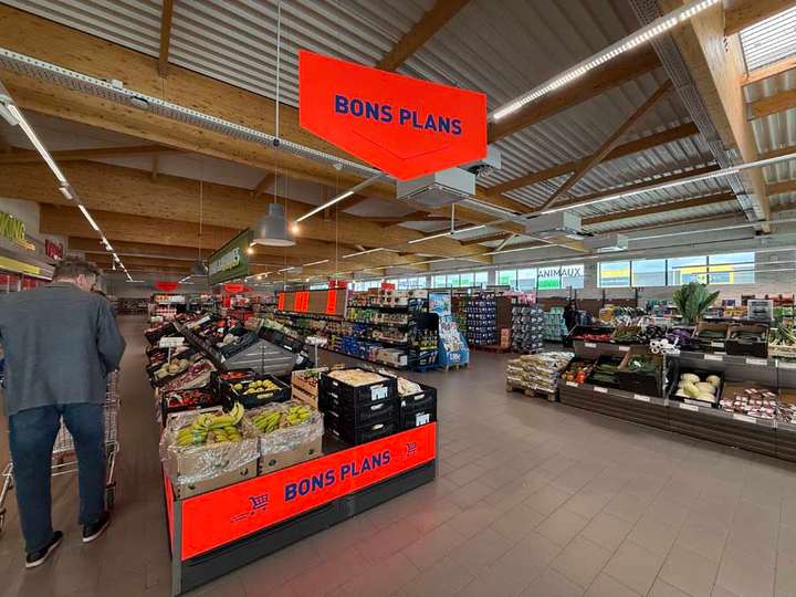 Interior of ALDIs